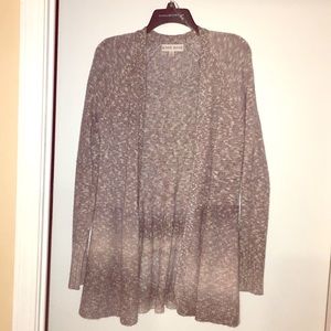 Grey and pink ombré sweater